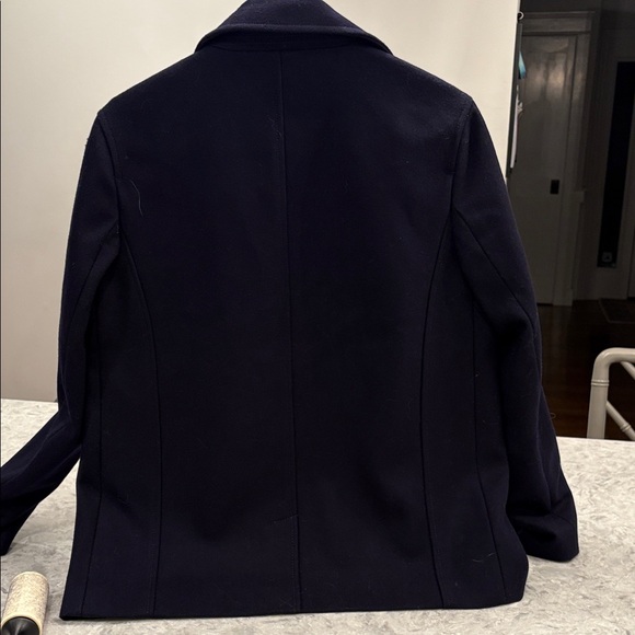 Crewcuts Kids Navy Wool Peacoat - Picture 4 of 4